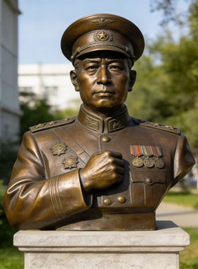 近现代历史名将主题半身像雕塑