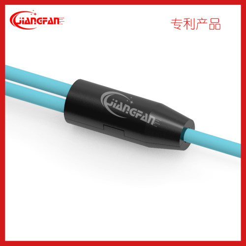 一分二光纤分支器光纤铠装光缆2芯3.0分支器分线器卡扣式固定保护 - 图0