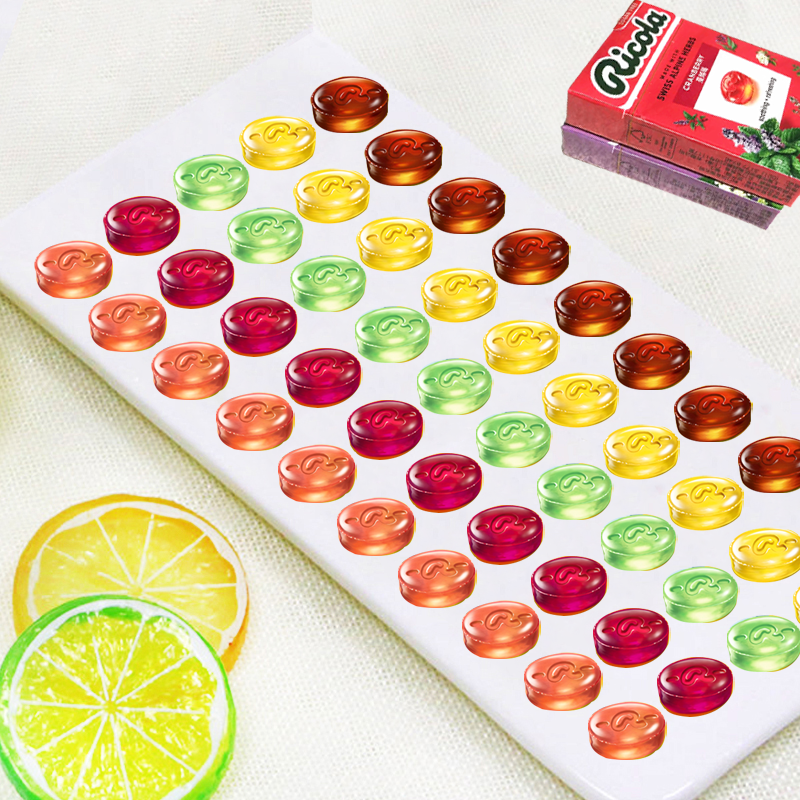 嘉云糖果Ricola利口乐润嗓薄荷味硬糖瑞士进口清新润喉柠檬味清凉 - 图1