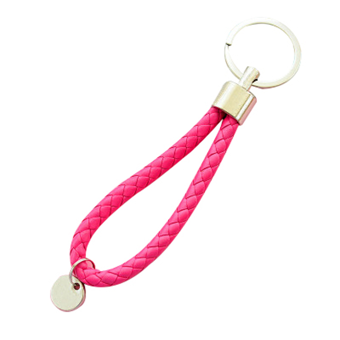 手工编织皮绳汽车钥匙扣钥匙圈男女士腰挂件钥匙链 创意生日礼物