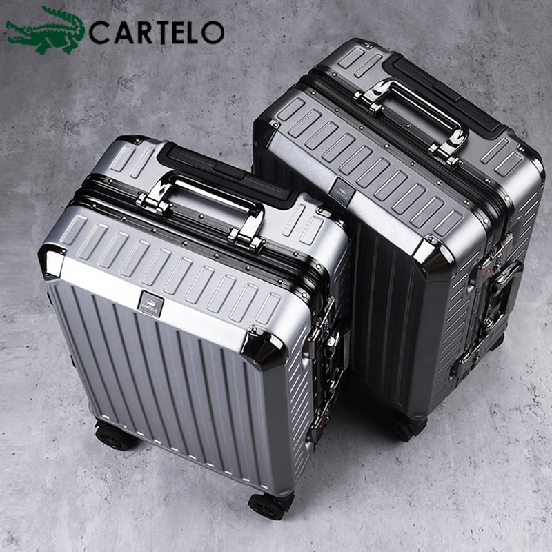 高颜值万向轮男结实耐用密码拉杆箱 卡帝乐鳄鱼欧鹏旅行箱