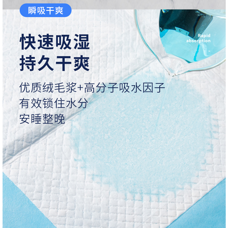 海氏海诺一次性医用护理垫中单老人褥疮卧床隔尿垫产妇成人60*90 - 图3