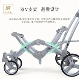 Коляска для близнецов с сидением, складная детская тележка для новорожденных для двоих, можно сидеть и лежать