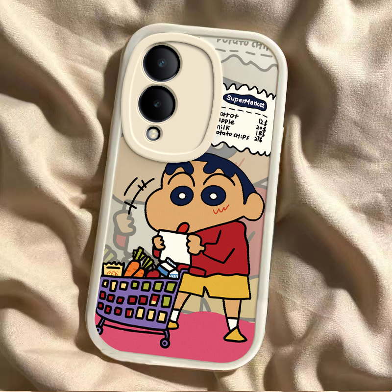 适用vivoy36手机壳y36t全包防摔y36s可爱VIVO个性y36m小众y36i新款Y36男T女viv0硅胶M软壳S保护套I蜡笔小新 - 图1