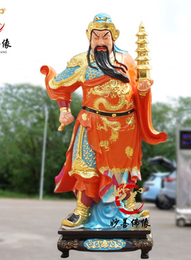 托塔天王李靖树脂工艺品