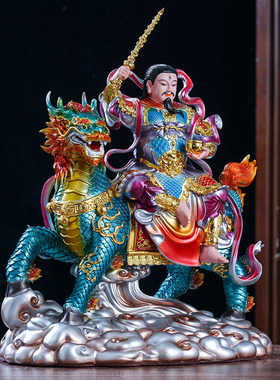 九天应元雷声普化天尊树脂供奉像