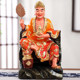 Miaoshan resin Jigong Buddha statue painted Arhat