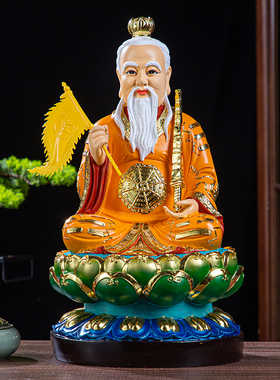 姜太公姜子牙树脂彩绘供奉佛像