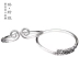 Cặp đôi bạc S999 sterling một cặp nam nữ lưới đỏ tối cao kho báu chặt chẽ hoop vàng hoop thanh chữ Tanabata ngày Valentine - Vòng đeo tay Cuff