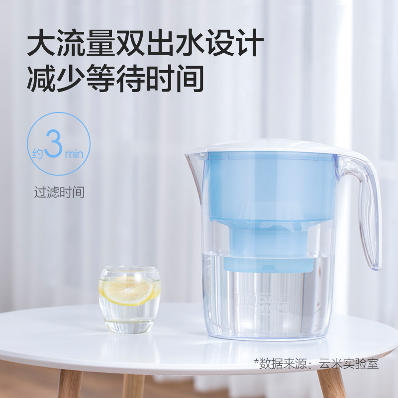 云米净水壶家用直饮台式净化水壶 云米净水器