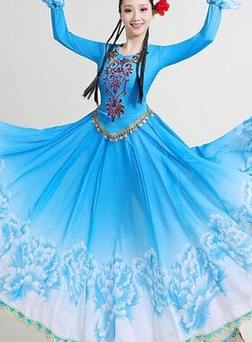 新款新疆成人舞蹈服装维