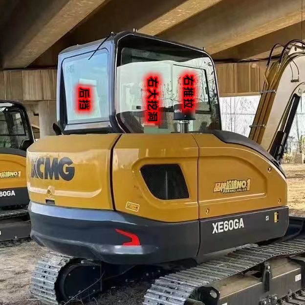 徐工XE60GA55/75新款国四车门推拉窗挡风玻璃前档上下左右后档 - 图1