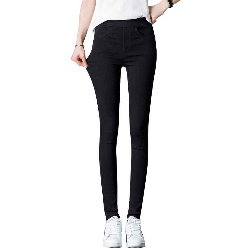 外穿春秋款2020年新款黑色打底裤 sisnnct卓兰普丝打底裤