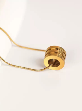 新款钛钢不掉色小蛮腰锁骨链项链潮流高级感小众设计毛衣链