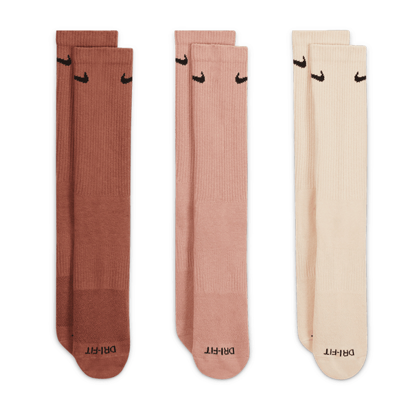 Nike耐克男袜女袜2025冬季新款 EVERYDAY PLUS 休闲高筒袜SX6891 - 图0