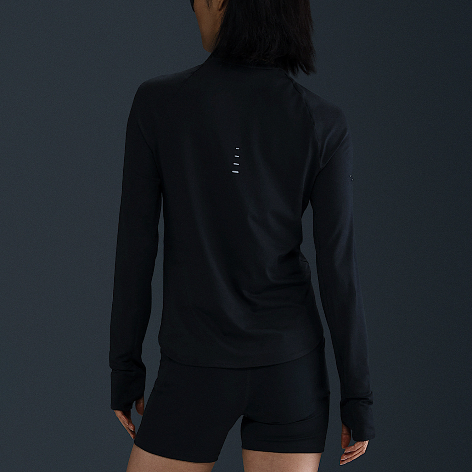 Nike耐克女装2025冬季新款SWIFT DF UV LS CRW套头上衣HQ0504 - 图0