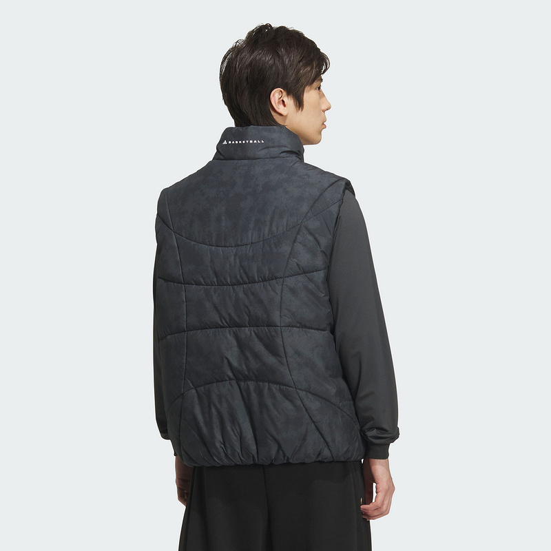 Adidas阿迪达斯男装2025冬季新款GSH VEST棉马甲KC2754 - 图0