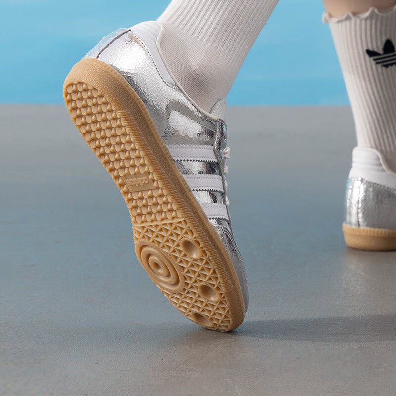 Adidas阿迪达斯女鞋2025秋季新款SAMBA OG W经典休闲鞋JR0035 - 图2
