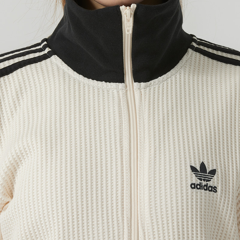 Adidas阿迪达斯三叶草男装女装2025冬季新款WAFFLE运动外套JW0109,淘宝优惠券,粉丝福利购,淘宝优惠卷