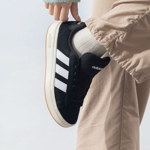 Adidas阿迪达斯男鞋女鞋2025春季新款COURT休闲运动板鞋JR0543 - 图1