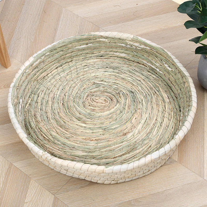 草编猫窝稻草大号玉米皮宠物窝母鸡下蛋窝狗窝手工编织50cm猫爪板,淘宝优惠券,粉丝福利购,淘宝优惠卷