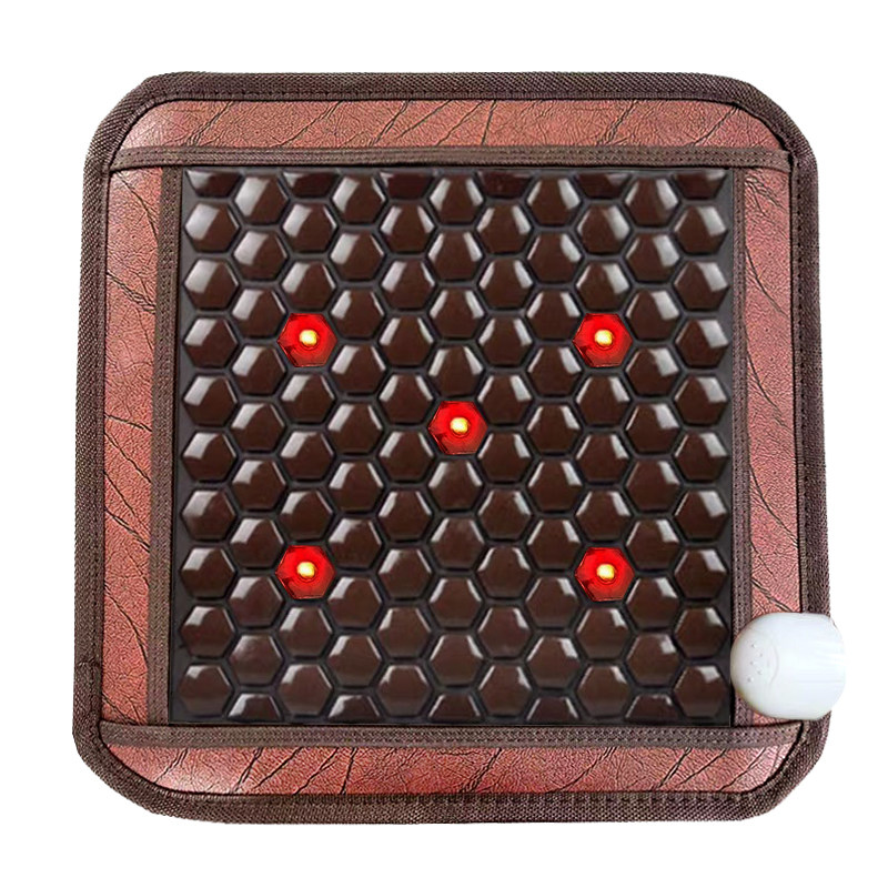 电加热理疗办公椅垫温热养生热敷赭石麦饭石托玛琳远红外红光坐垫,淘宝优惠券,粉丝福利购,淘宝优惠卷