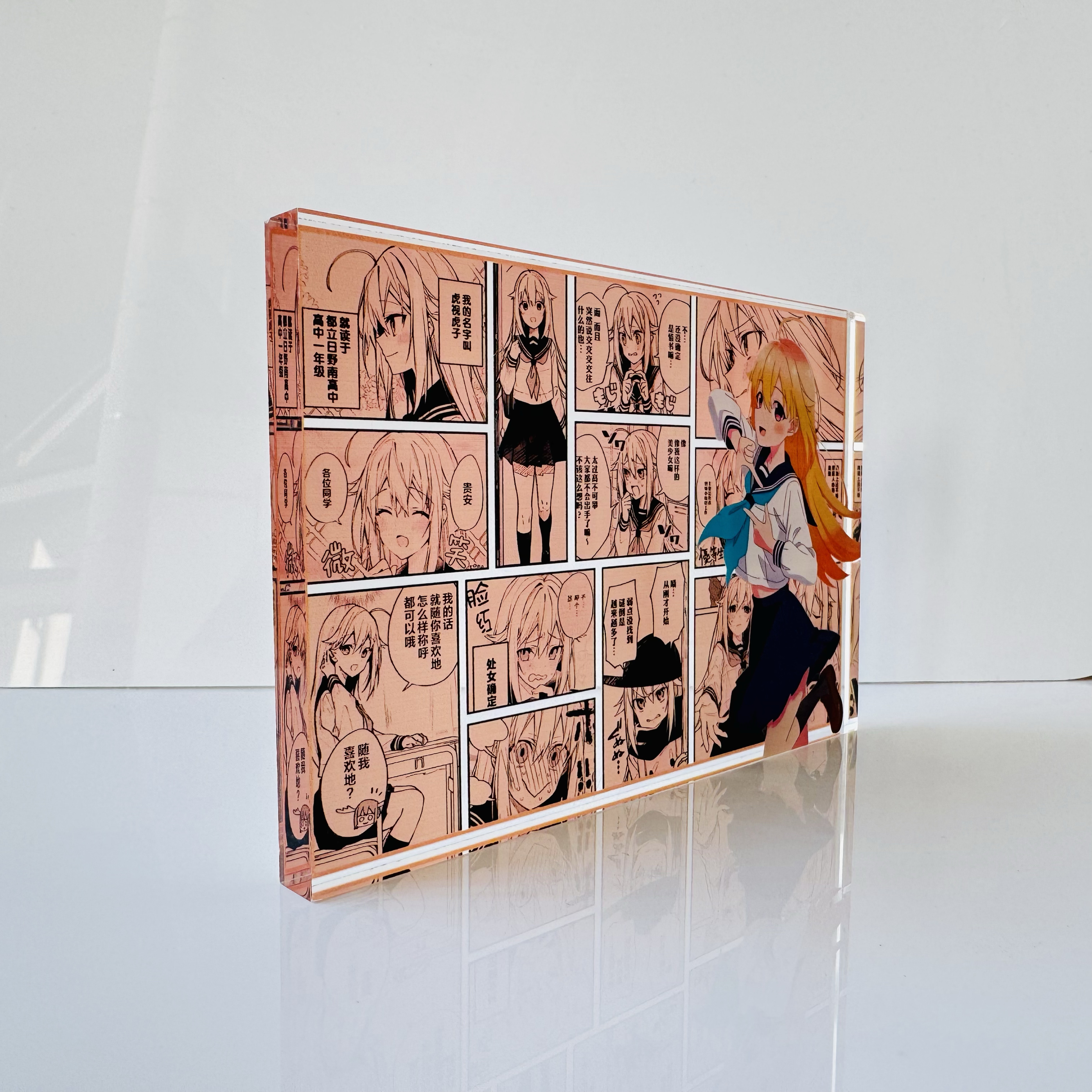 鹿乃子乃子虎视眈眈动漫周边定制二次元立牌卡通桌面摆件亚克力砖 - 图3