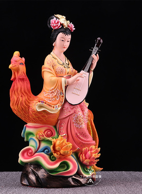 神像玄关客厅树脂供奉摆件工艺品