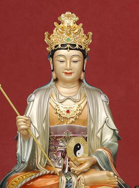 全铜地母娘娘神像祝福摆件