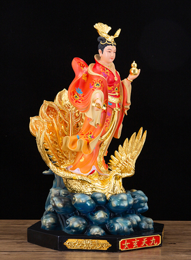 九天玄女彩绘供奉圣母娘娘神像