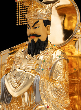 铜祝福家用五岳大帝神像