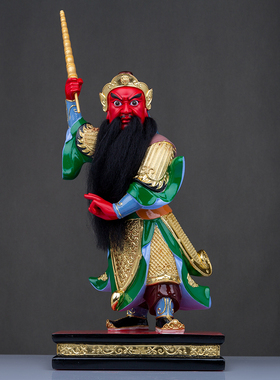 树脂中式文武判官神像