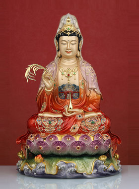 家用供奉娑婆四圣摆件黄铜