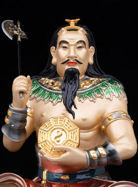 伏羲大帝神像铜像摆件