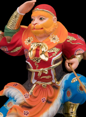了凡居齐天大圣孙悟空佛像居家供奉斗战胜佛美猴王桌面中式摆件
