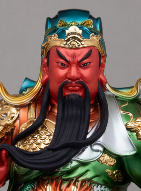 关羽关帝圣君神像招财供奉摆件