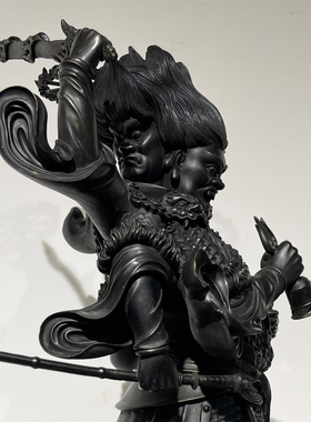 全铜天蓬元帅神像装饰摆件