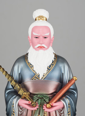 姜太公佛像中式摆件树脂