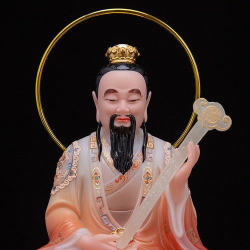 三清道祖神像带坐骑三清骑青牛太上老君道德灵宝元始天尊神像摆件 - 图2