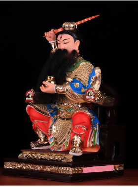 雷声普化天尊树脂神像摆件