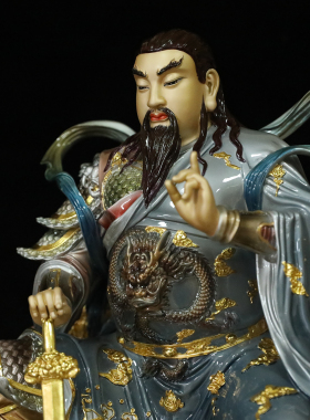 家用玄天上帝铜像黄铜