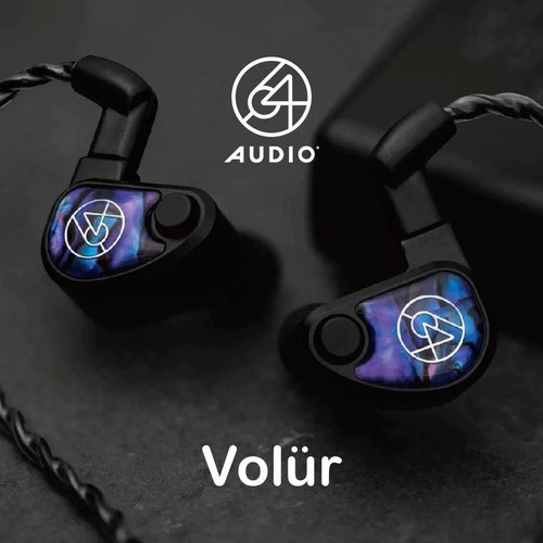 新款 64Audio Volur旗舰发烧圈铁10单元钛金属HIFI入耳式有线耳机-图2