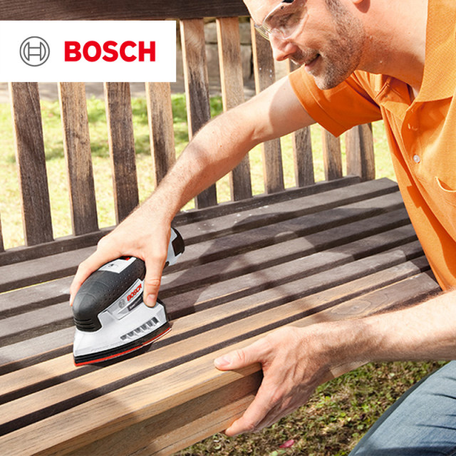 Bosch cordless multifunctional sanding and polishing machine