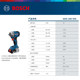 Bosch lithium impact wrench 3-speed adjustment