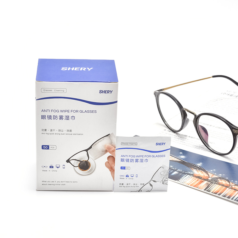 SHERY擦眼镜片纸湿巾一次性专用速干防雾眼镜布专业清洁眼睛屏幕 - 图3