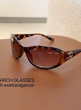 Jennie同款发箍墨镜女复古百搭大框显瘦防紫外线高级感太阳眼镜潮