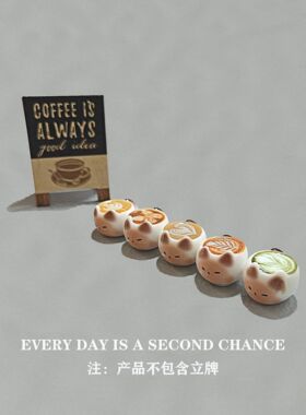 可爱迷你暹罗猫办公桌解压摆件