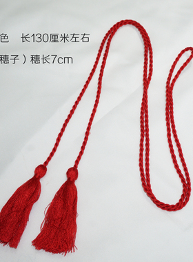 编织流苏细腰带棉绳女装饰百搭