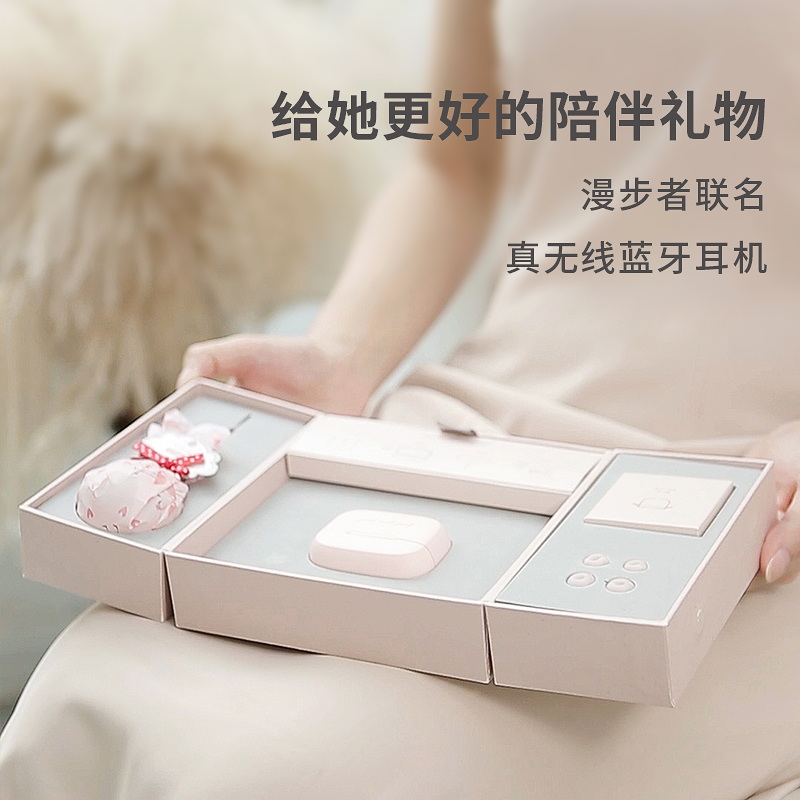 漫步者联名款无线蓝牙耳机,闺蜜送女生创意生日礼物 漫步者联名款无线蓝牙耳机,闺蜜送女生创意生日礼物