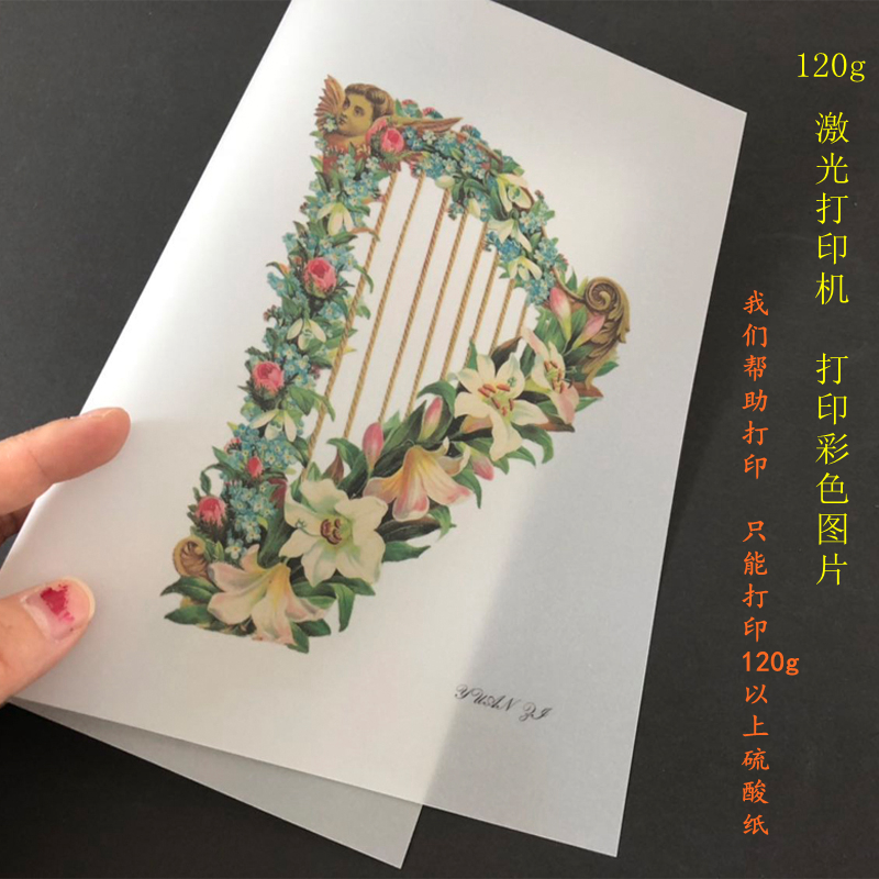 硫酸纸A4描图纸A3+白色63克73克83g100g150g200g220g加厚半透明纸 - 图0